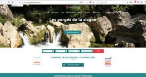 site du Camping Les Floralies à Montauroux